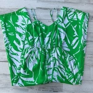 LILLY PULITZER Tropical Print Jumpsuit Womens Size XS‎ Summer Resortwear